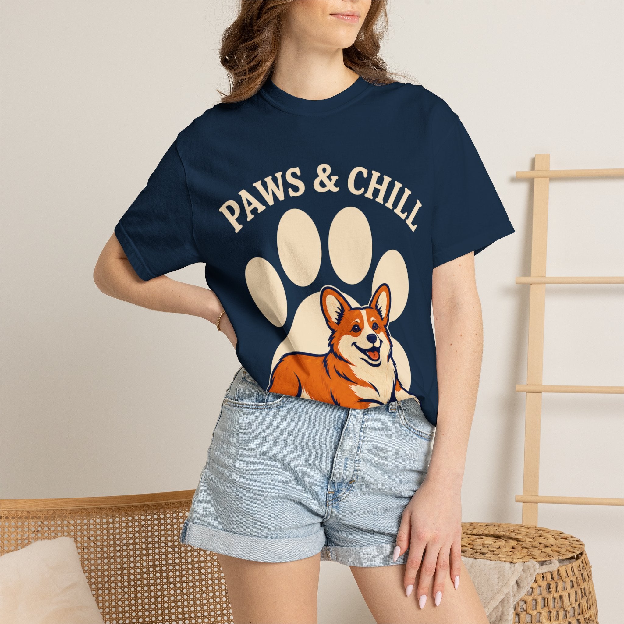 Paws & Chill Corgi T-Shirt
