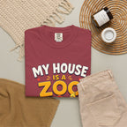 My House Is a Zoo Dog & Pet T-Shirt — Cute Pet Lover Graphic Tee