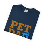 Pet Dad T-Shirt — Cute Paw Print Tee for Dog & Cat Lovers