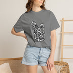Curious Cat Doodle Art T-Shirt