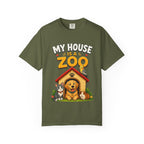 My House Is a Zoo Dog & Pet T-Shirt — Cute Pet Lover Graphic Tee