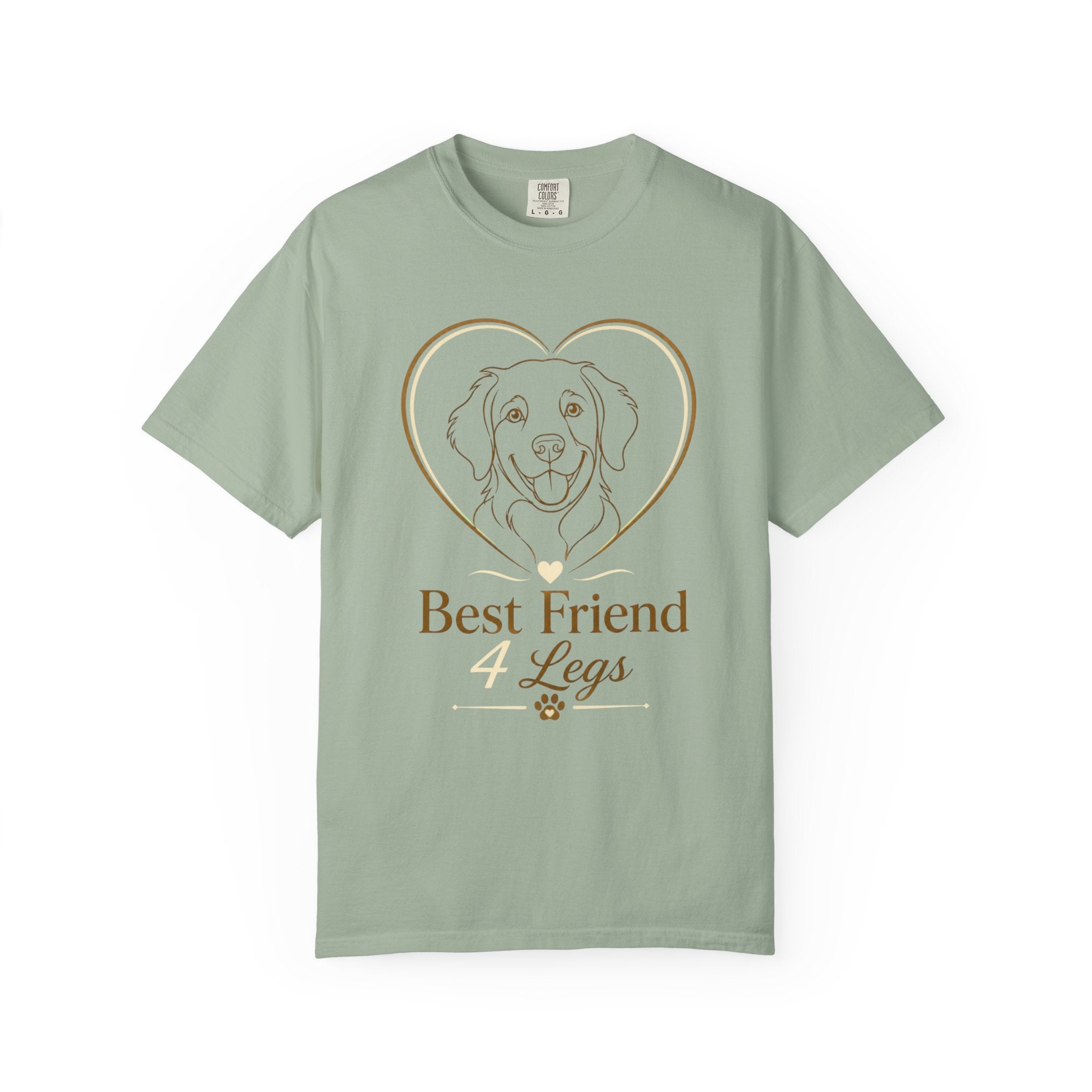 Best Friend Legs Dog Heart T-Shirt — Pet Lover Gift