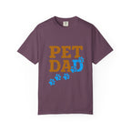 Pet Dad T-Shirt — Cute Paw Print Tee for Dog & Cat Lovers