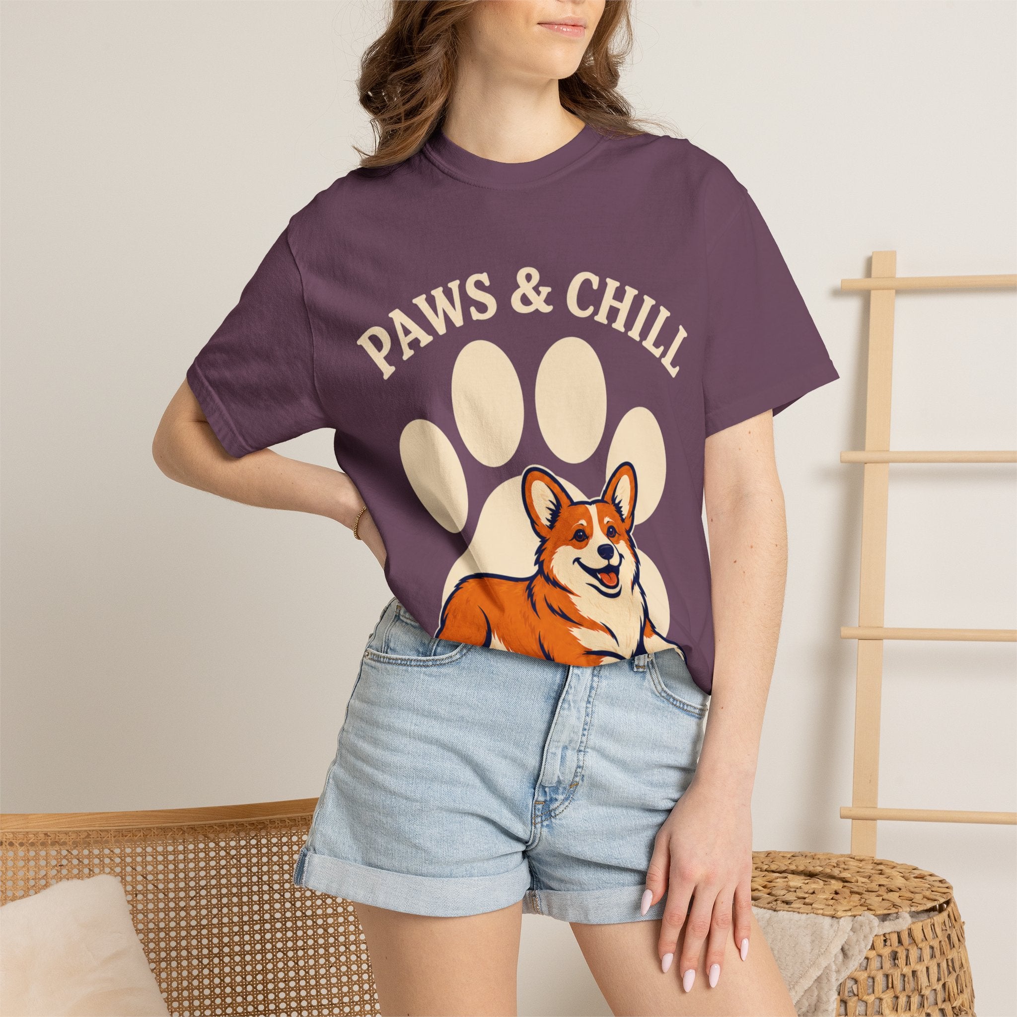 Paws & Chill Corgi T-Shirt