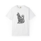 Curious Cat Doodle Art T-Shirt