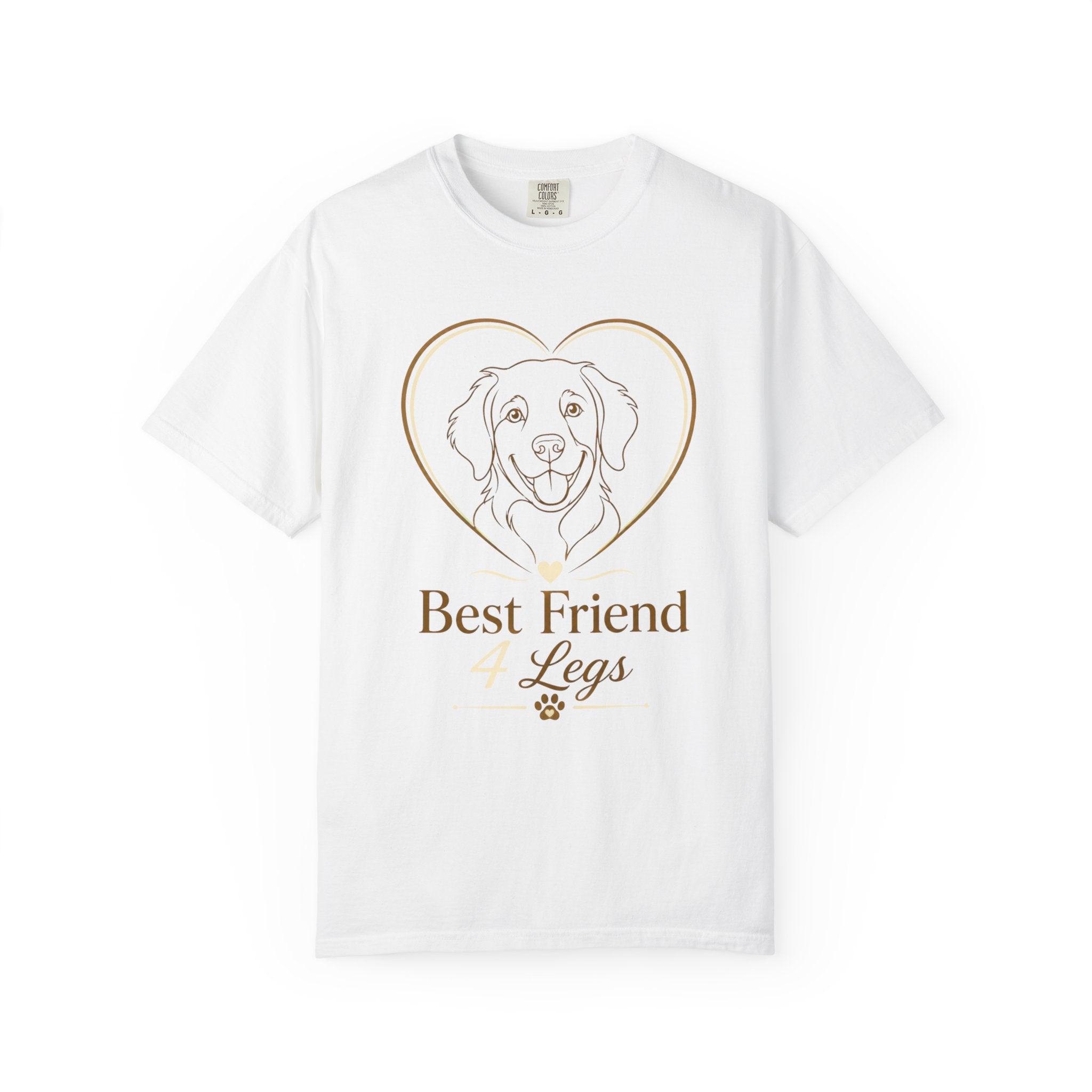 Best Friend Legs Dog Heart T-Shirt — Pet Lover Gift