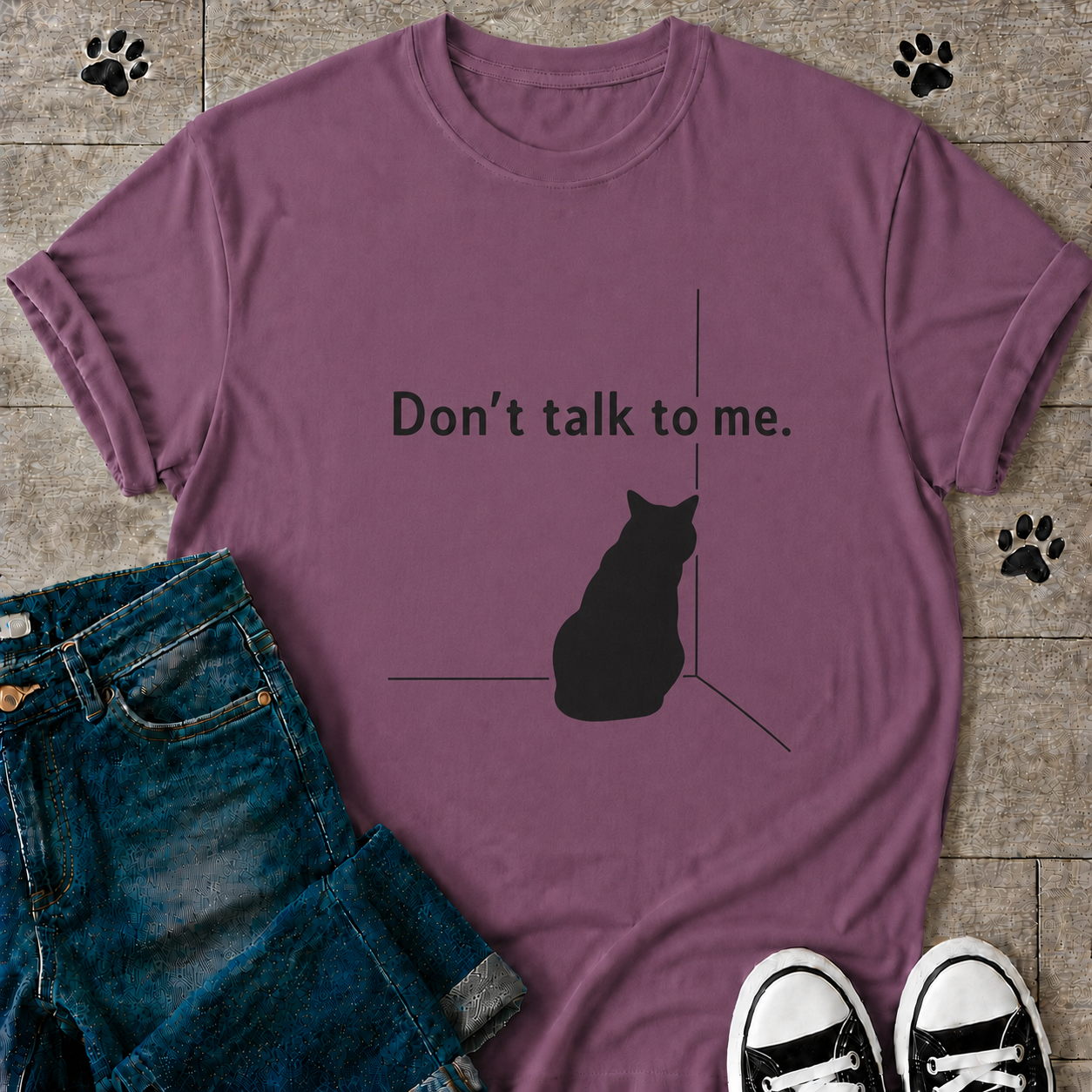 "Don’t Talk To Me" Cat T-Shirt