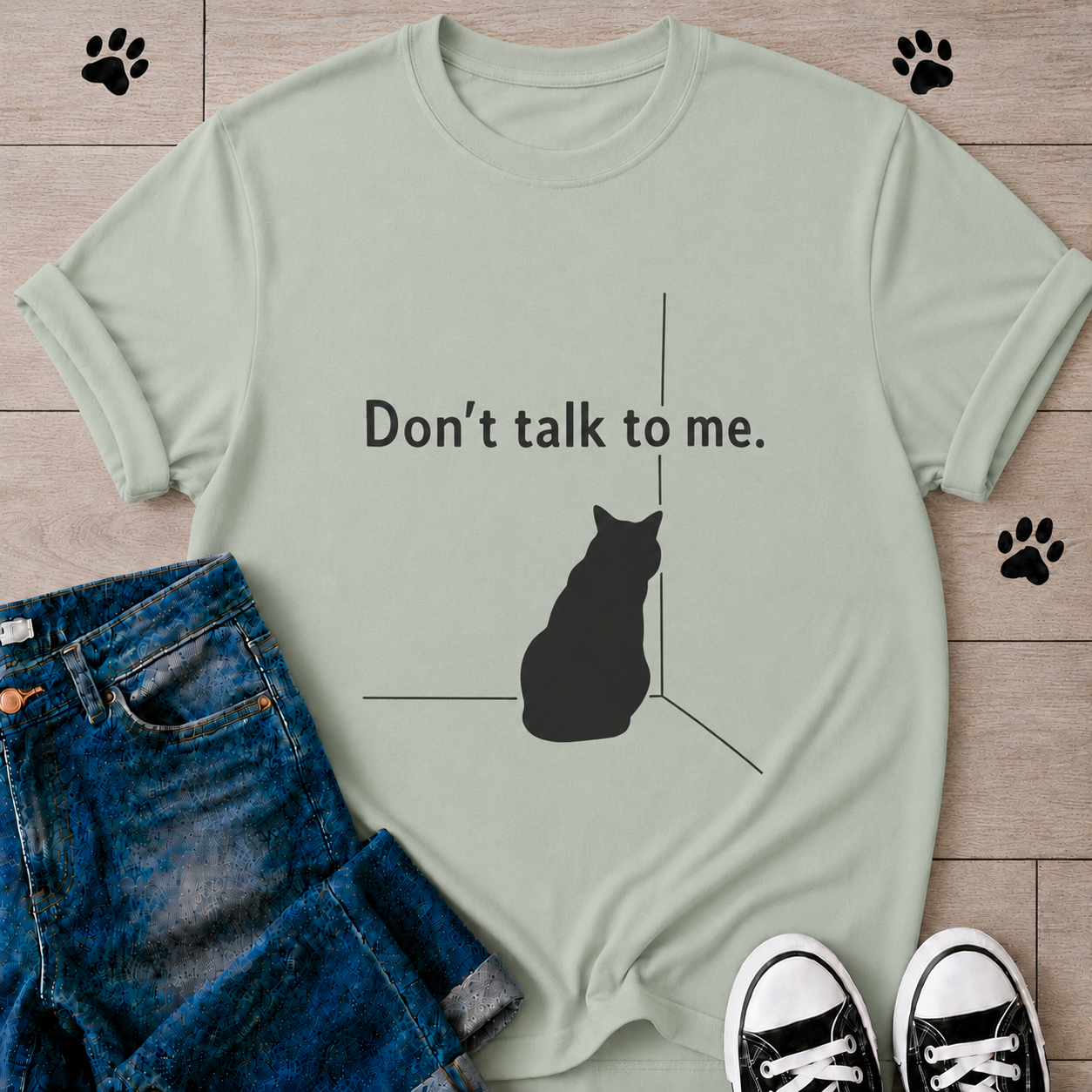 "Don’t Talk To Me" Cat T-Shirt