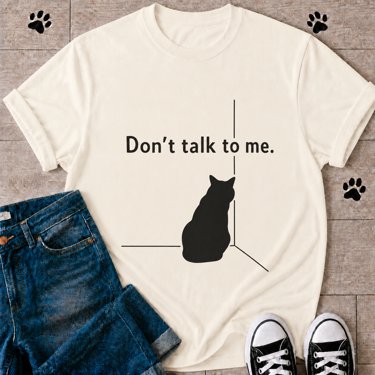 "Don’t Talk To Me" Cat T-Shirt