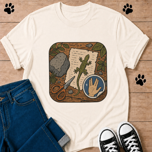 Rock + Paper + Scissor + Lizard + Spock T-Shirt