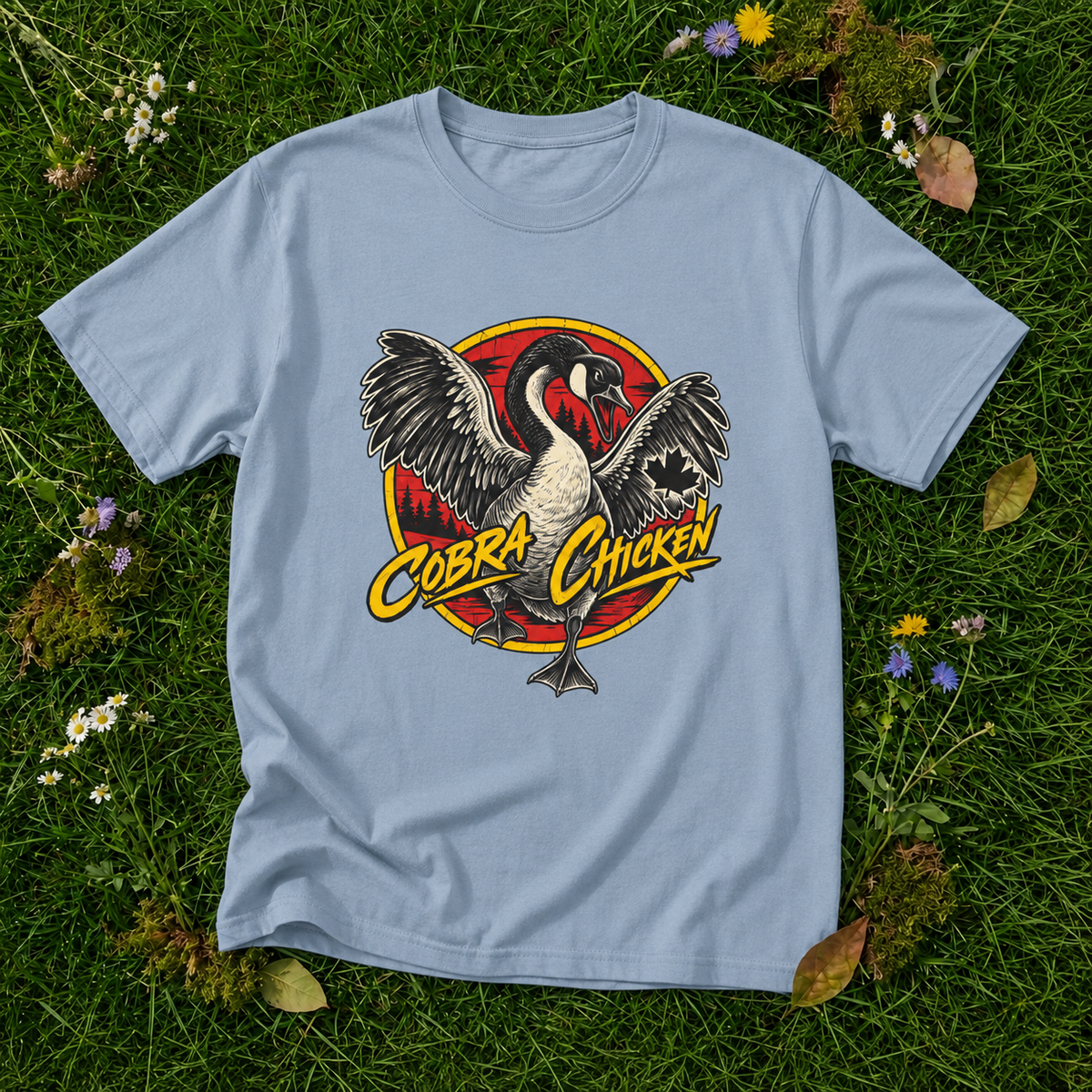 Cobra Chicken Goose T-Shirt – Funny Canadian Wildlife Graphic Tee