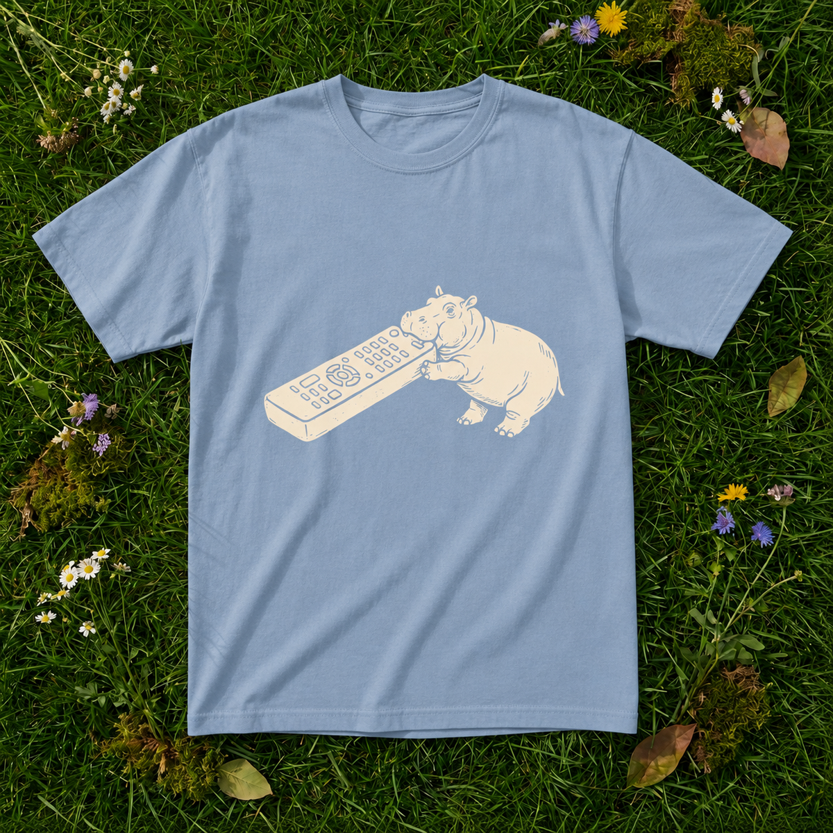 House Hippo & Remote Canadian Nostalgia T-Shirt