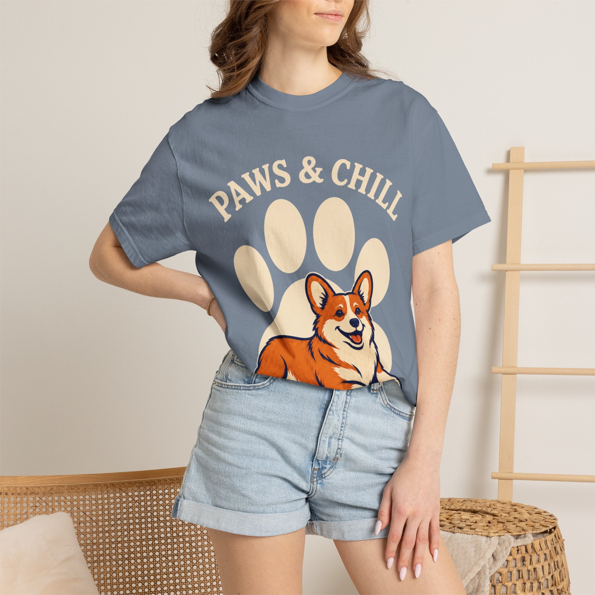 Paws & Chill Corgi T-Shirt
