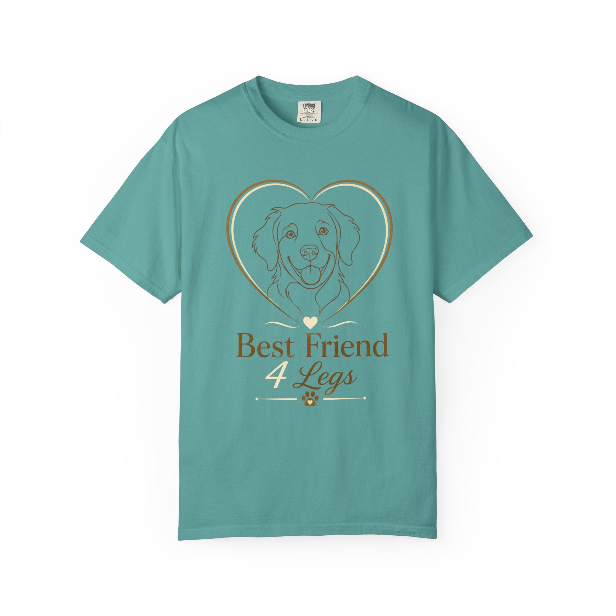 Best Friend Legs Dog Heart T-Shirt — Pet Lover Gift