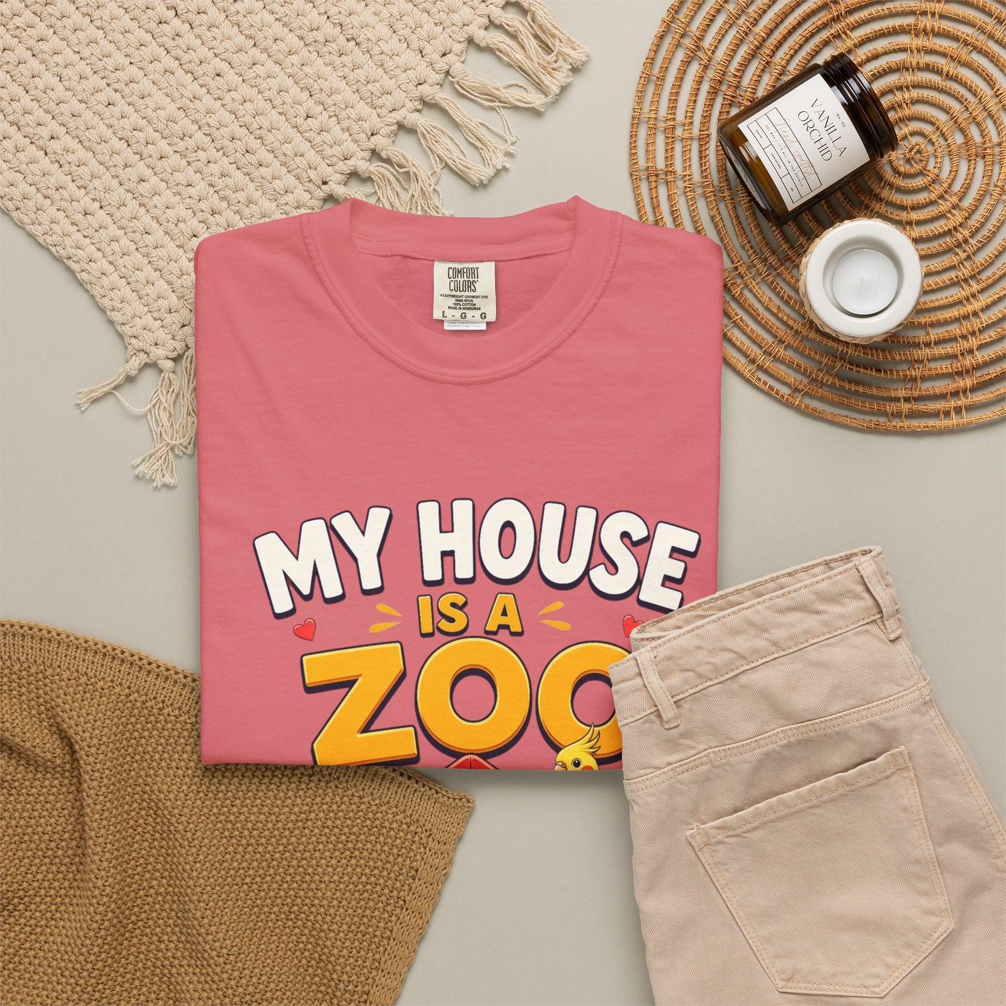 My House Is a Zoo Dog & Pet T-Shirt — Cute Pet Lover Graphic Tee