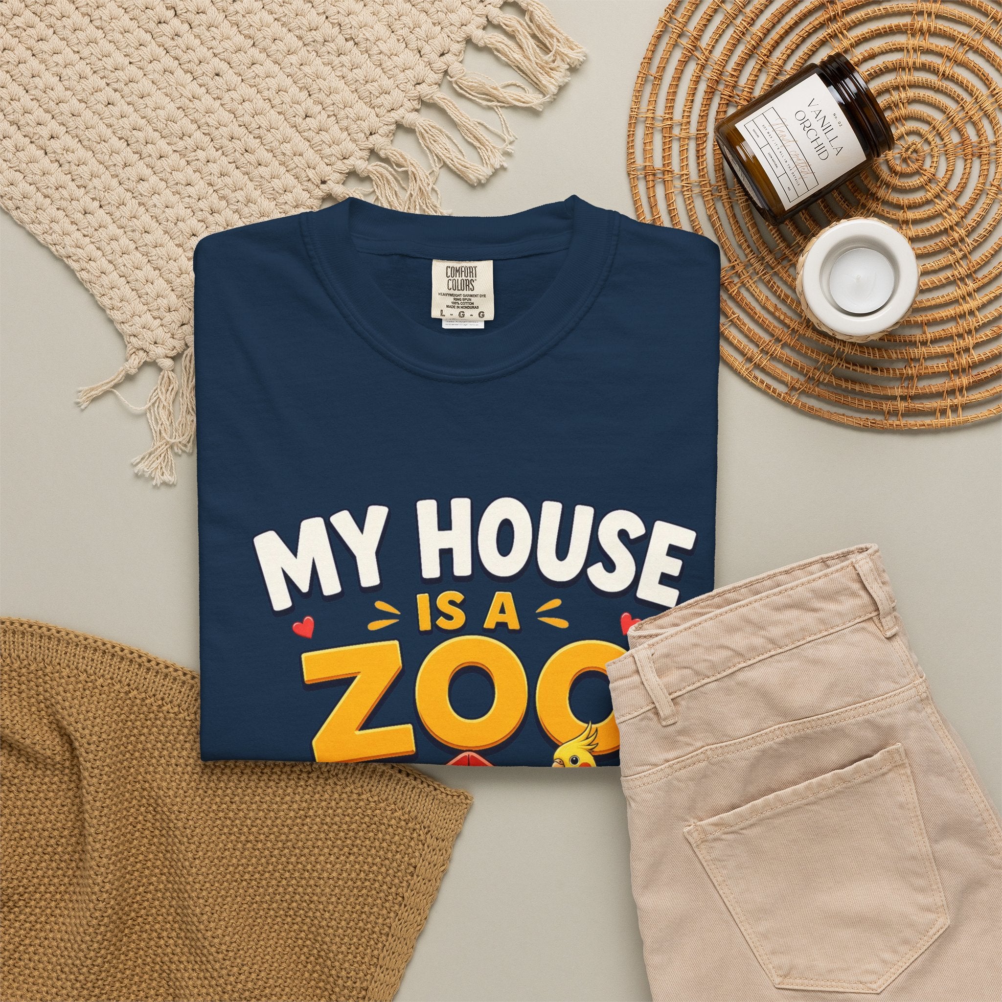 My House Is a Zoo Dog & Pet T-Shirt — Cute Pet Lover Graphic Tee