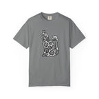 Curious Cat Doodle Art T-Shirt