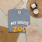 My House Is a Zoo Dog & Pet T-Shirt — Cute Pet Lover Graphic Tee