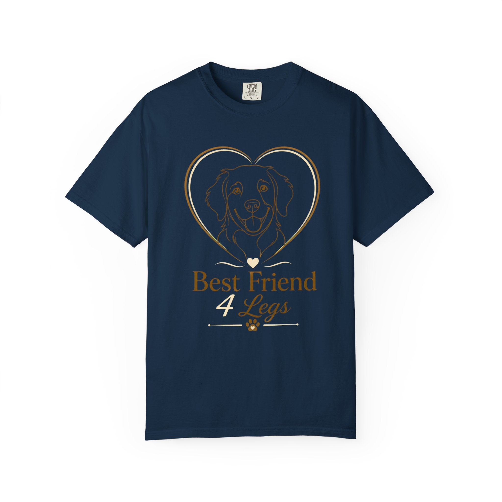 Best Friend Legs Dog Heart T-Shirt — Pet Lover Gift