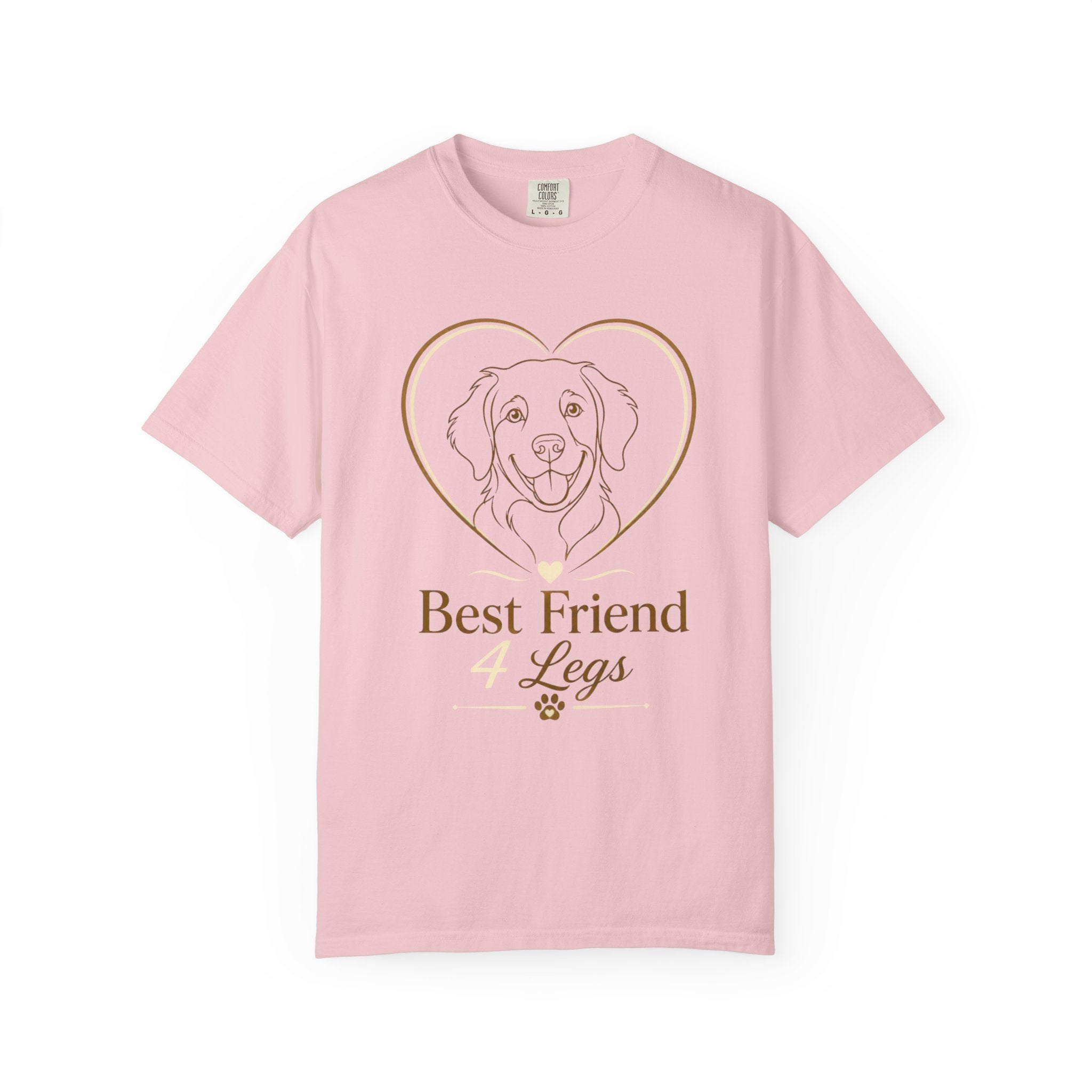 Best Friend Legs Dog Heart T-Shirt — Pet Lover Gift