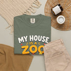 My House Is a Zoo Dog & Pet T-Shirt — Cute Pet Lover Graphic Tee