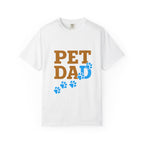 Pet Dad T-Shirt — Cute Paw Print Tee for Dog & Cat Lovers