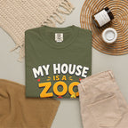 My House Is a Zoo Dog & Pet T-Shirt — Cute Pet Lover Graphic Tee