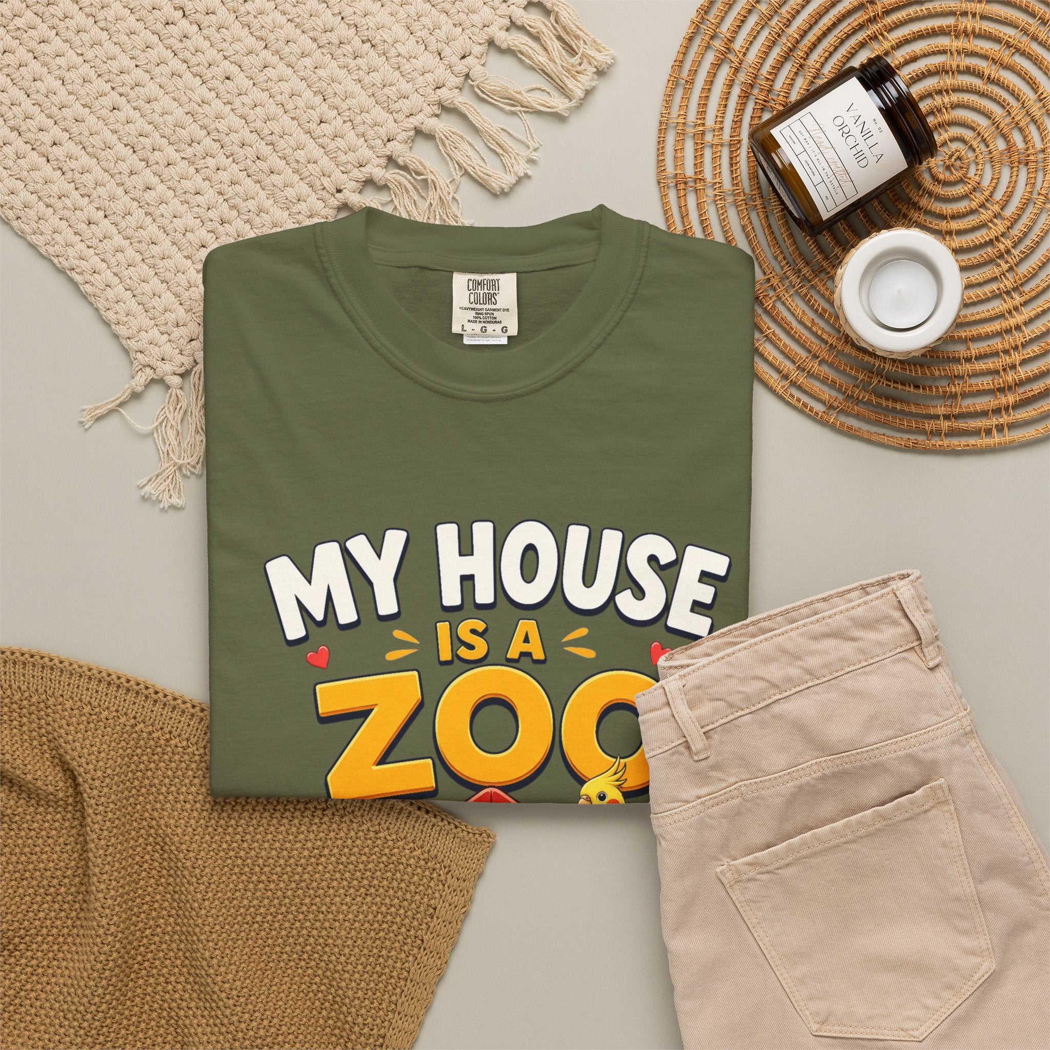 My House Is a Zoo Dog & Pet T-Shirt — Cute Pet Lover Graphic Tee