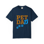 Pet Dad T-Shirt — Cute Paw Print Tee for Dog & Cat Lovers