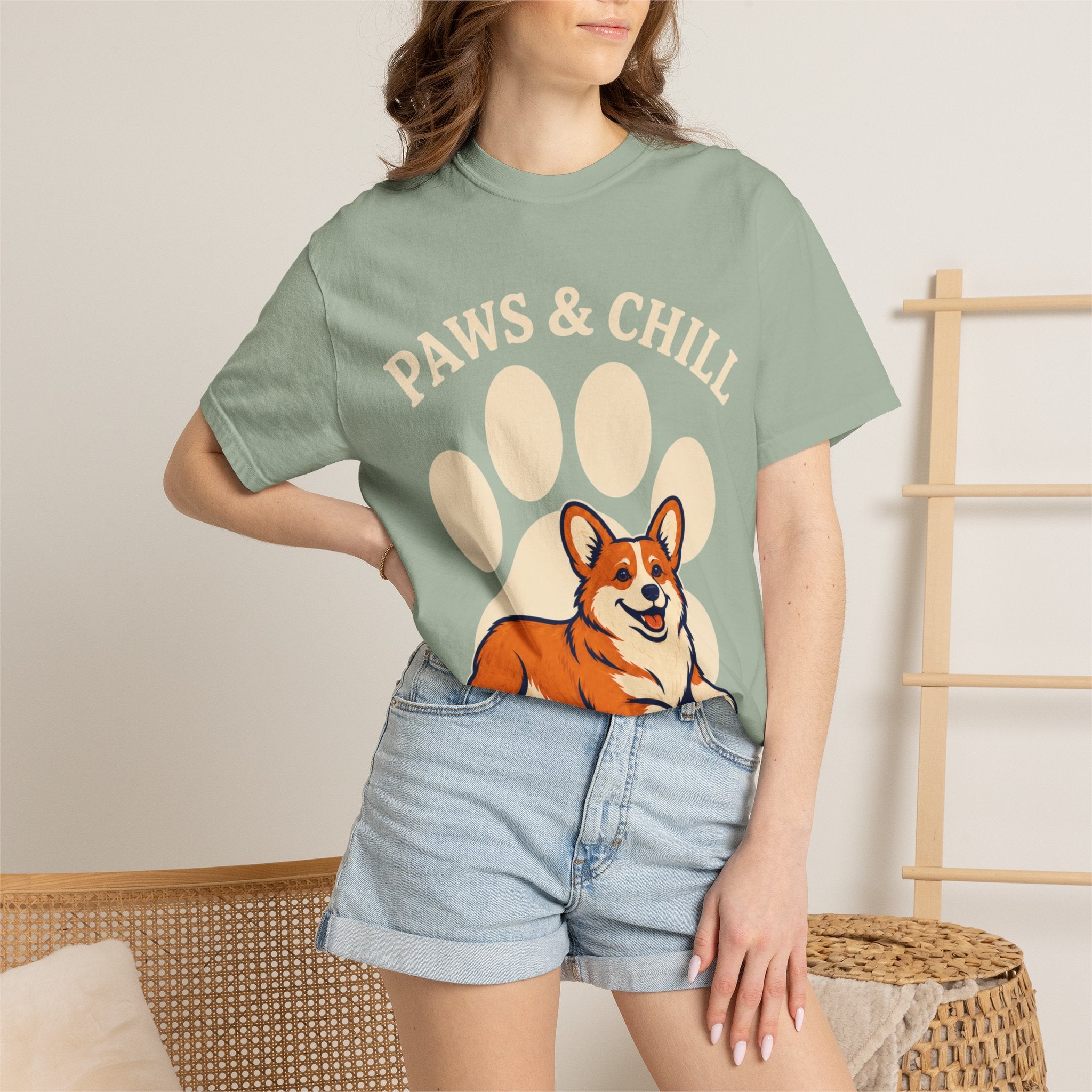 Paws & Chill Corgi T-Shirt