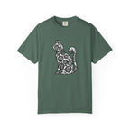 Curious Cat Doodle Art T-Shirt