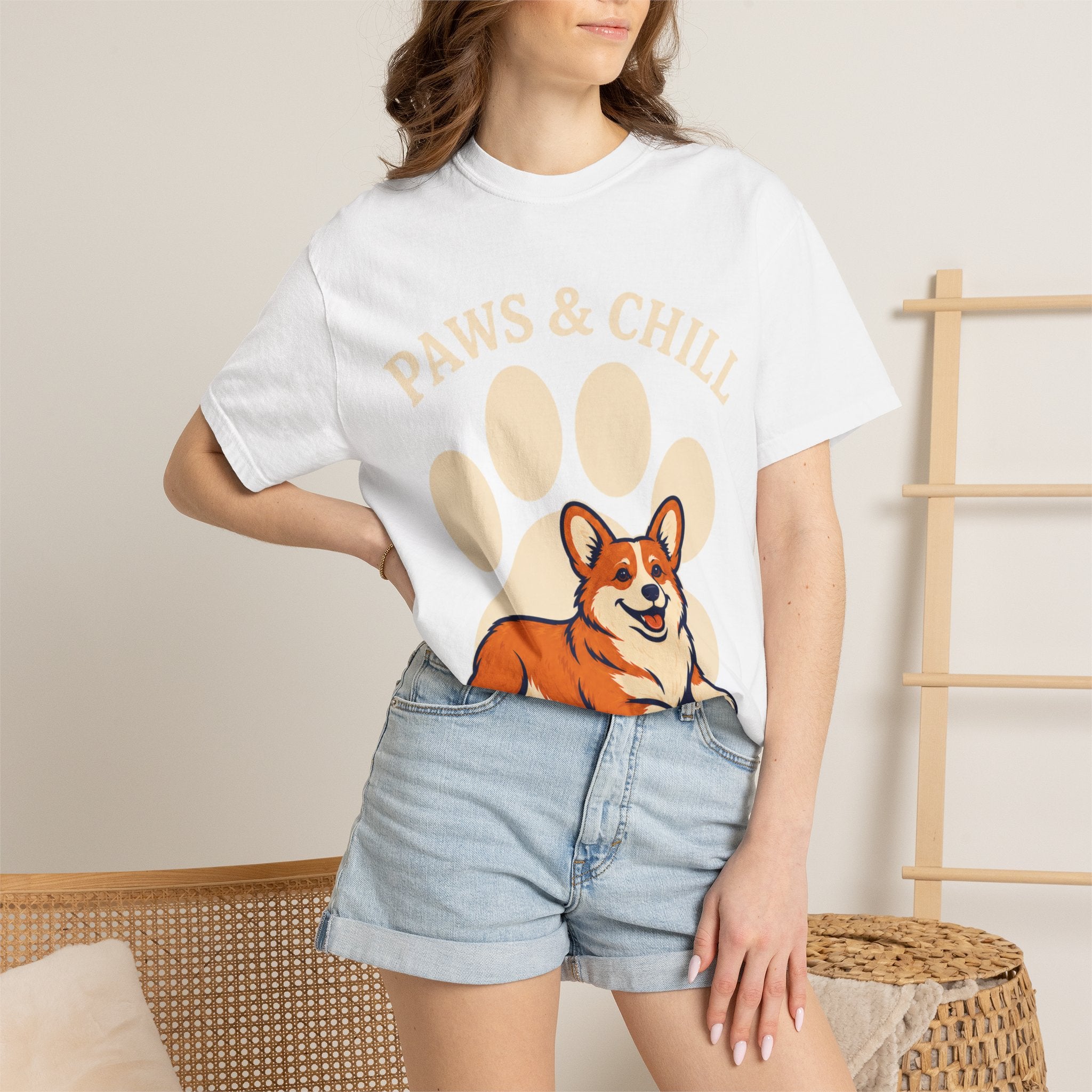 Paws & Chill Corgi T-Shirt