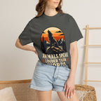 "Animals Speak Louder Than Words" Vintage Nature T-Shirt
