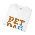 Pet Dad T-Shirt — Cute Paw Print Tee for Dog & Cat Lovers